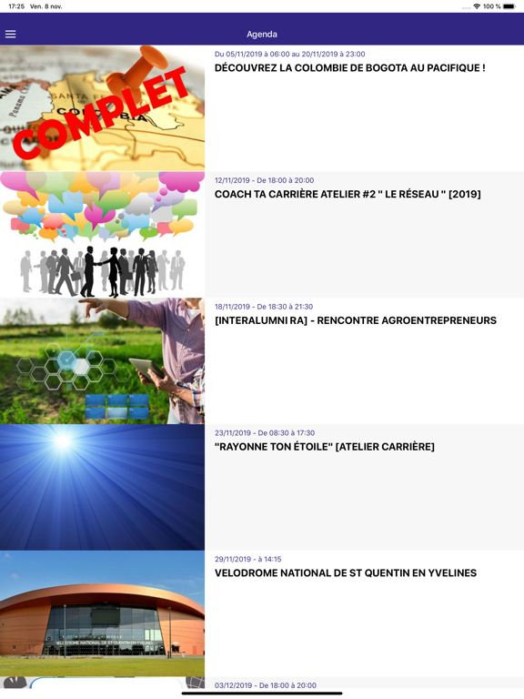 ECAM Alumni iPad screenshot
