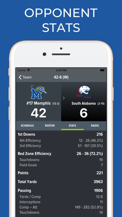 Memphis Football Schedules screenshot-9