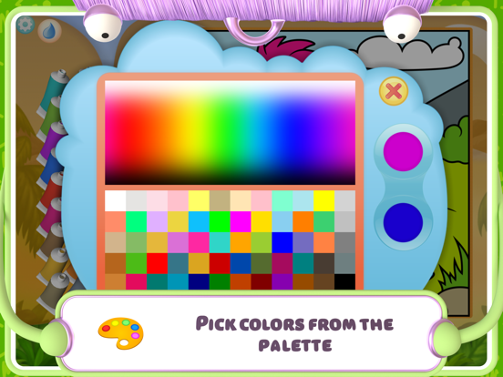 Paint by Numbers - Dinosaurs iPad screenshot 8 - Education app