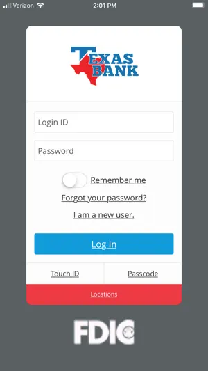 Texas Bank Mobile screenshot 1
