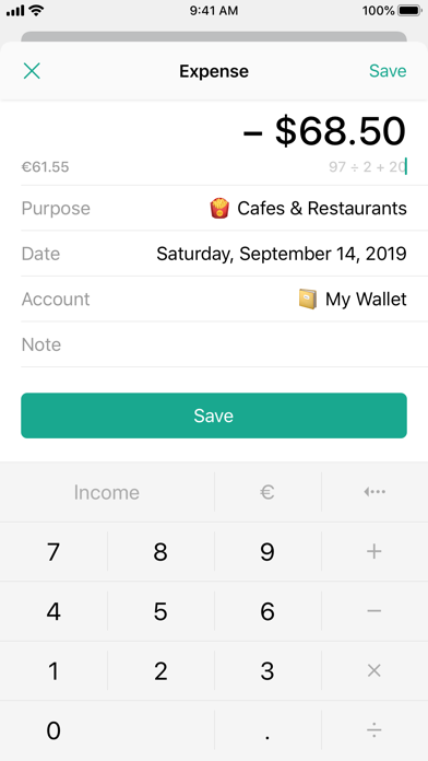 CashSync+PRO: Expense tracking Screenshot