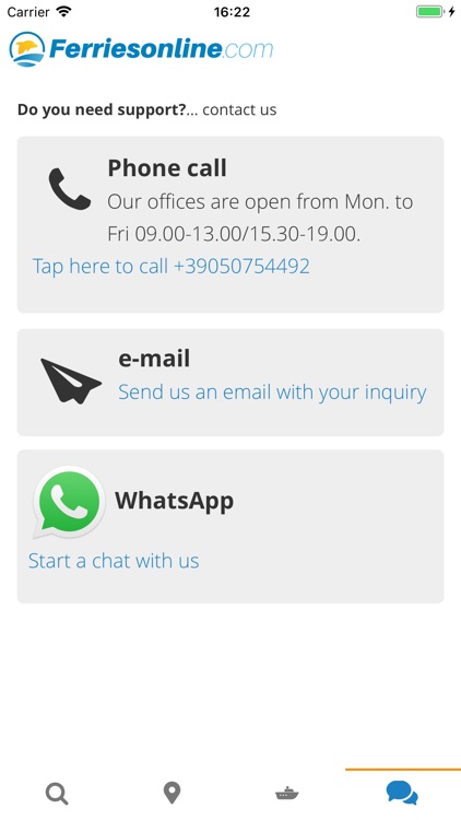 Ferries on line screenshot-7