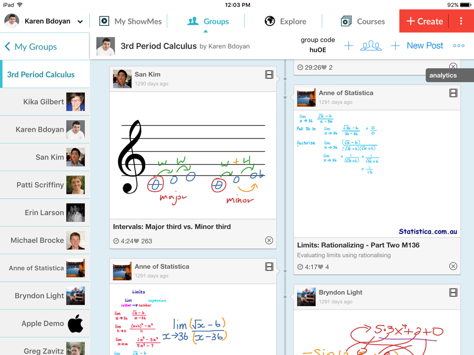 #5. ShowMe Interactive Whiteboard (iOS) 由: Learnbat, Inc.