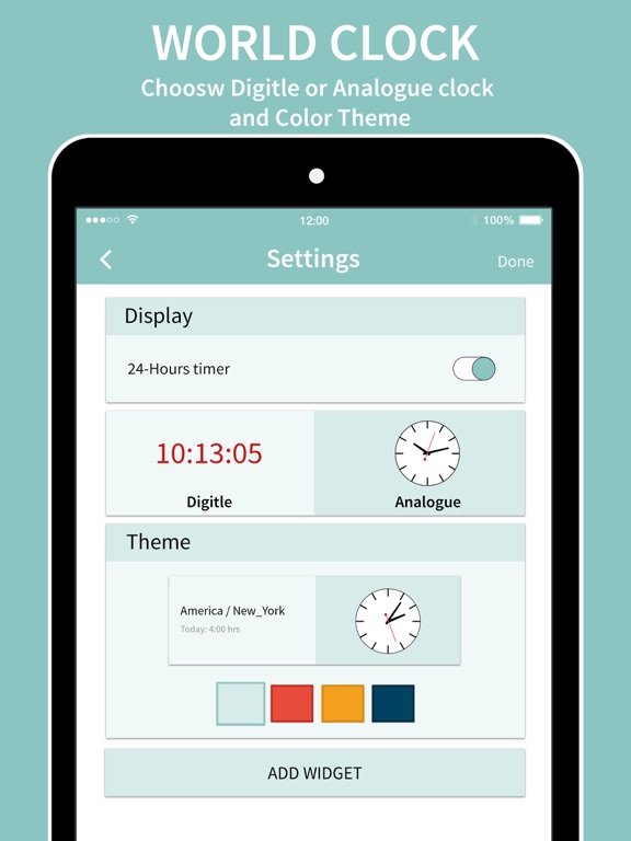 Screenshot #6 pour World Clock – Time Widget