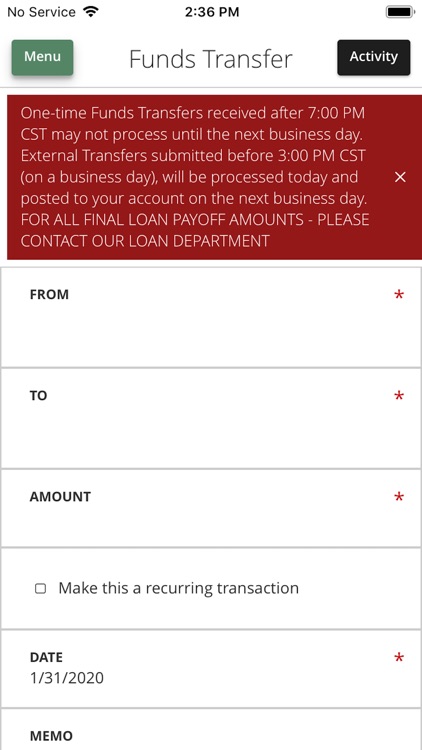 First Central State Bank