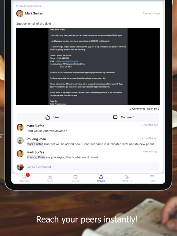 YPO Santa Monica Bay iPad screenshot 7 - Productivity app