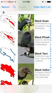 costa rica birds basic iphone screenshot 1