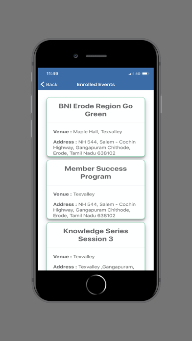 Erode Region - BNI Screenshot