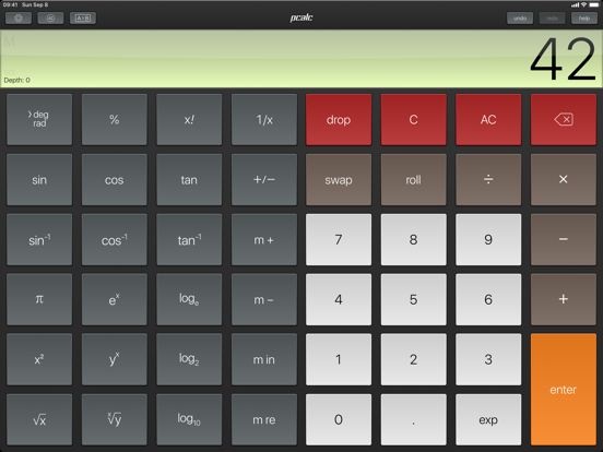 PCalc Lite iPad app afbeelding 4