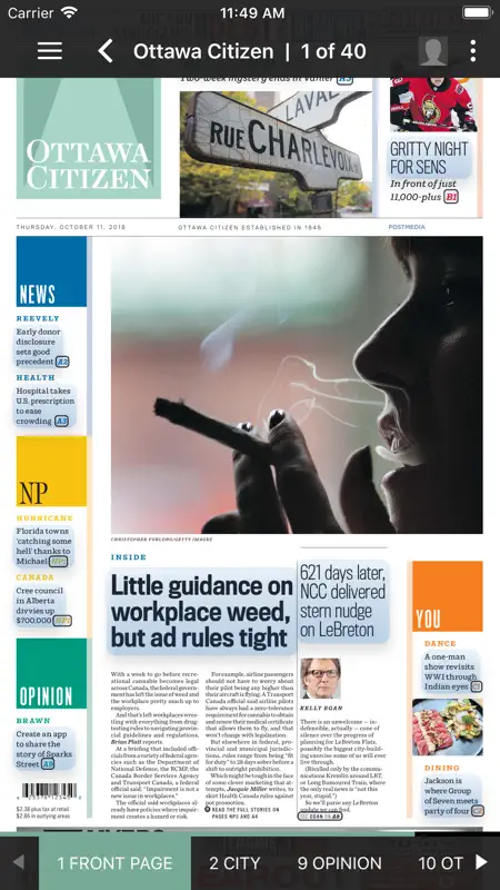 Ottawa Citizen ePaper screenshot 3 of 4