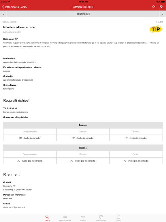 Screenshot #6 pour Jobbörse Südtirol