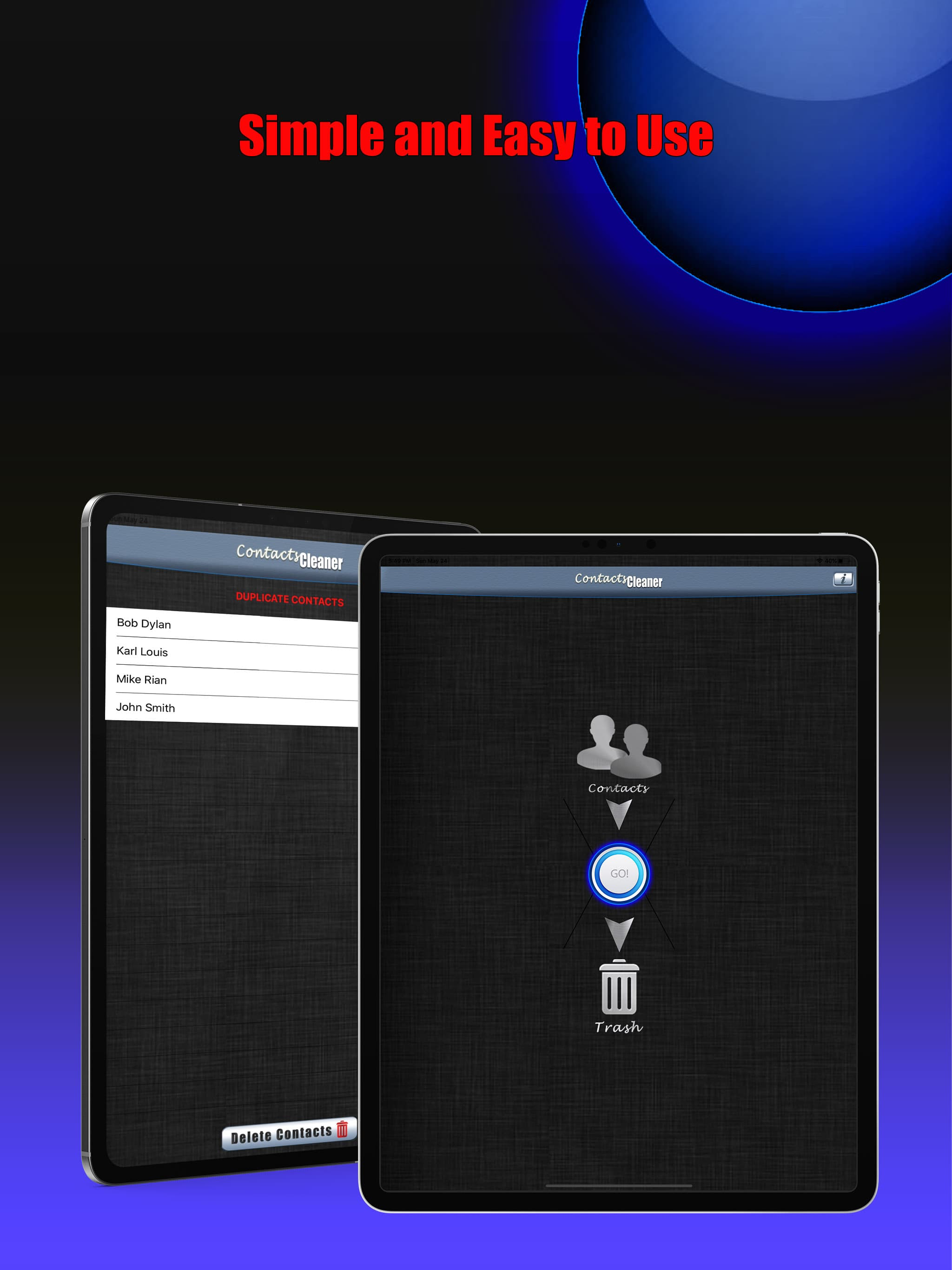 Contacts Cleaner Pro ! screenshot 5