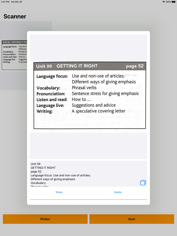 Doc.Scanner iPad screenshot 3 - Business app