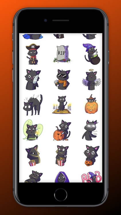 Blair Cat Halloween Stickers