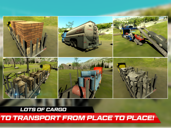 Cargo Dump Truck Driving Pro iPad screenshot