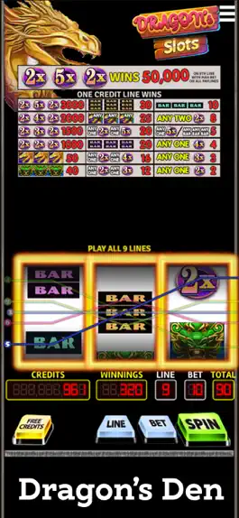 Game screenshot Triple Slots Dragons Den mod apk
