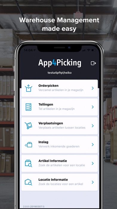 Screenshot #1 pour App4Picking