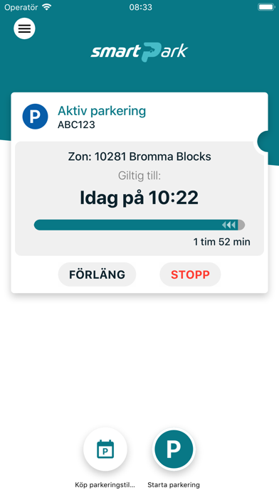 SmartPark iPhone screenshot 5