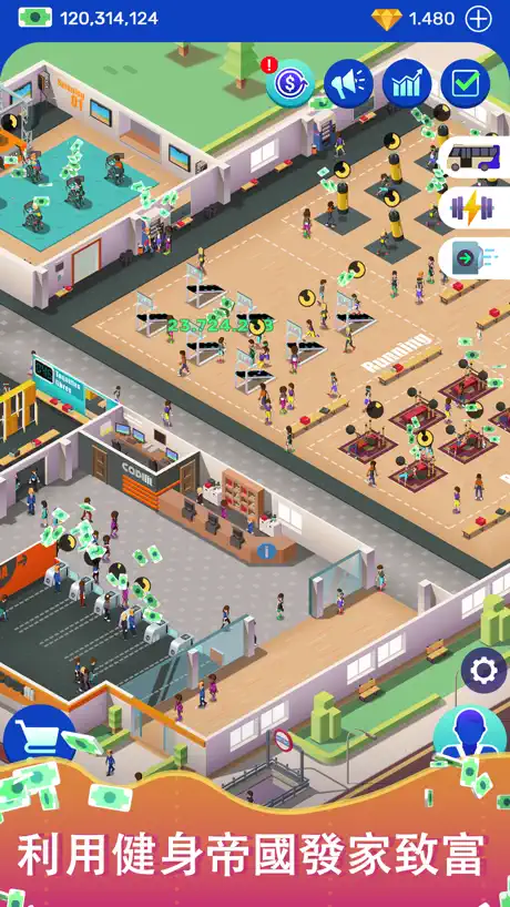 Idle Fitness Gym Tycoon - Game