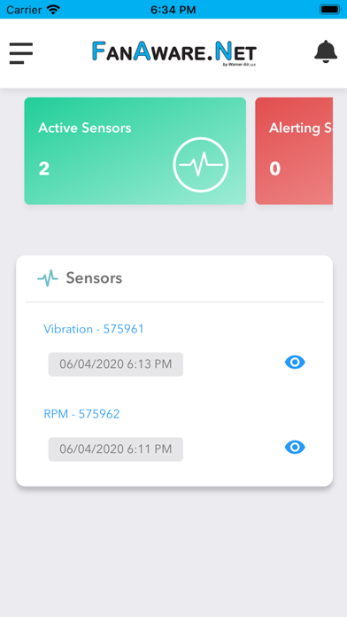 Screenshot 1 of Fan Aware App