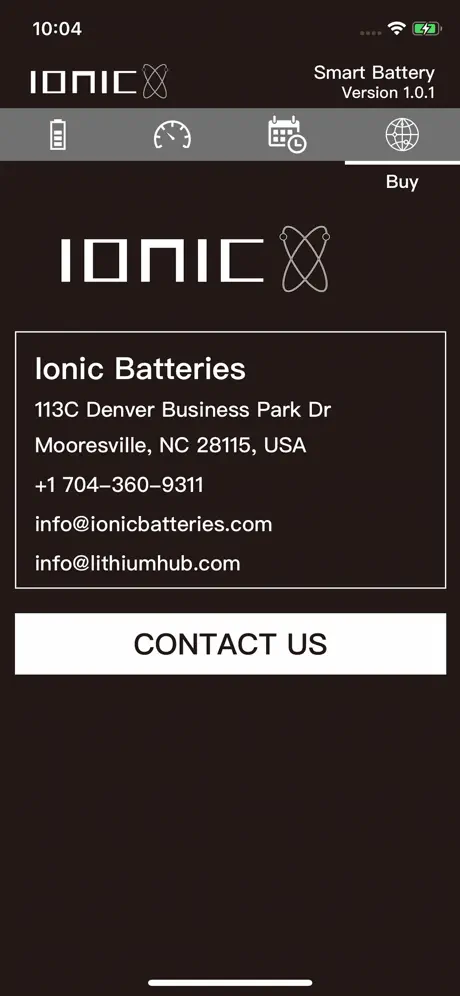 Ionic Blue Batteries