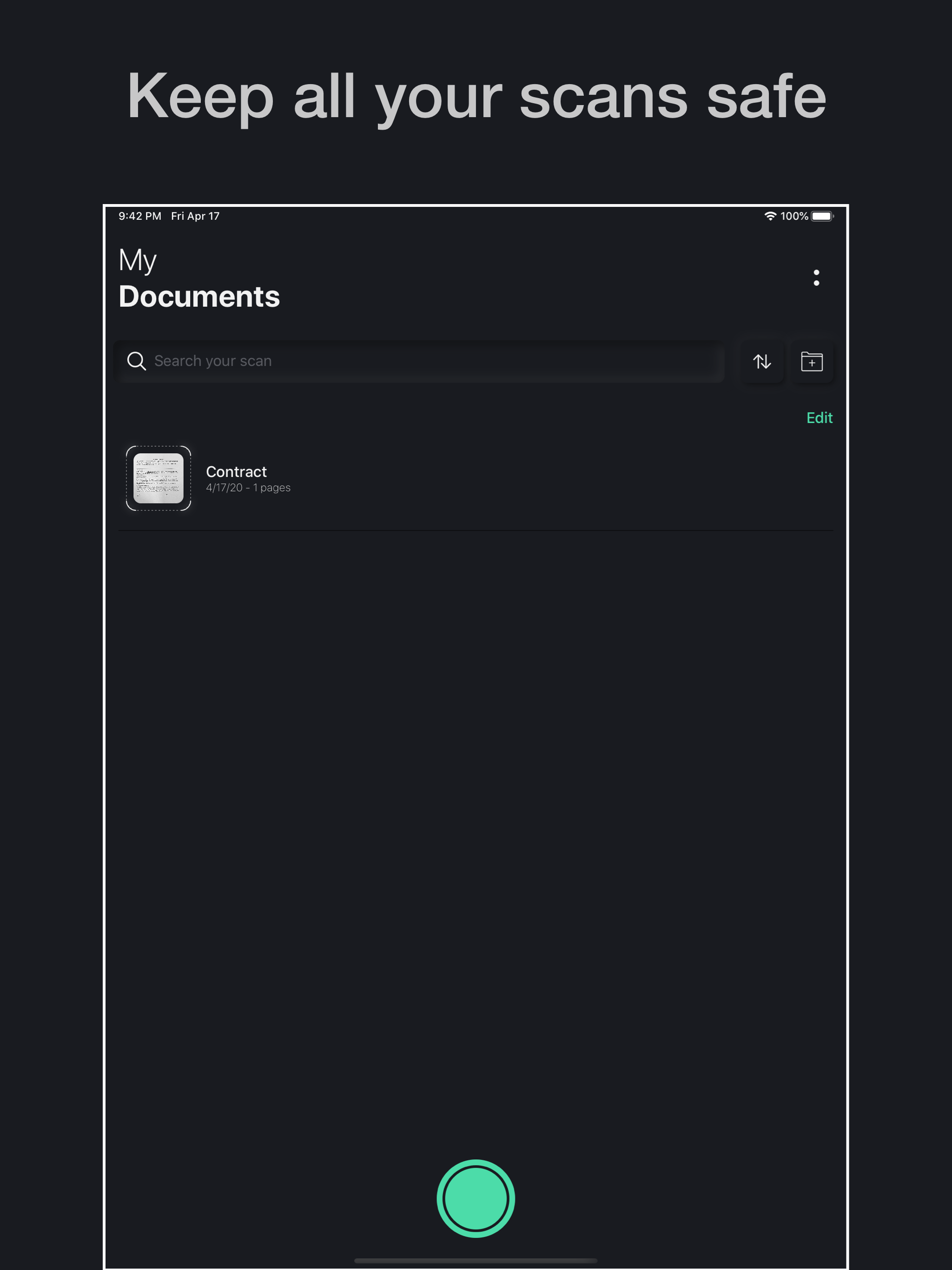 Scanner App to PDF