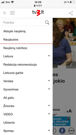 Game screenshot tv3.lt apk