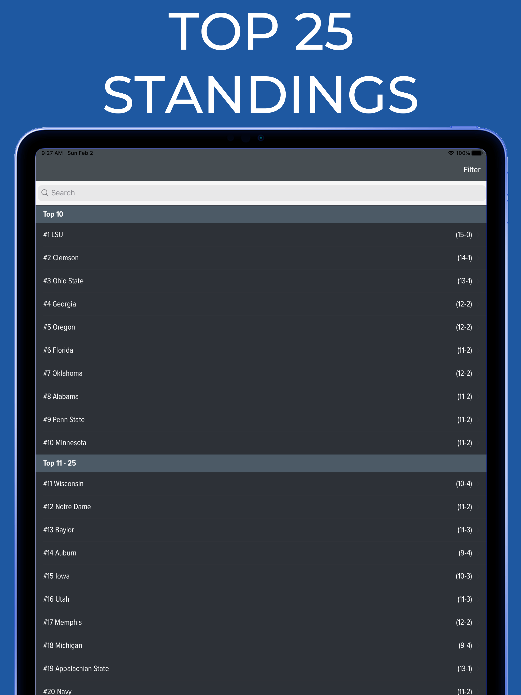 Connecticut Football Schedules screenshot 16