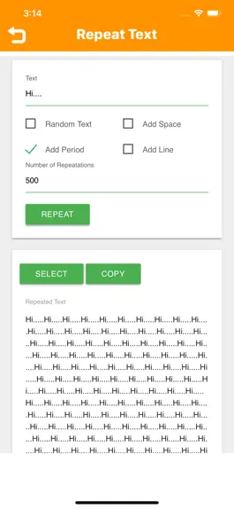 Game screenshot Repeat Text hack