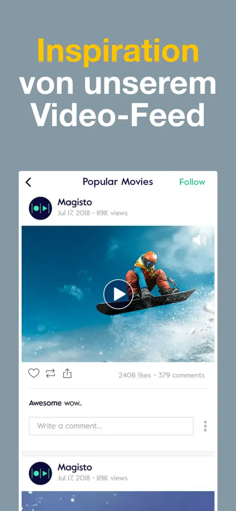 Magisto - Video Bearbeiten