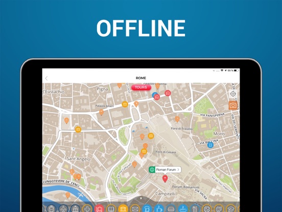 Rome Reisgids Offline iPad app afbeelding 4