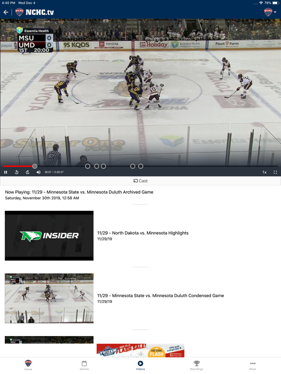 NCHC.tv iPad screenshot