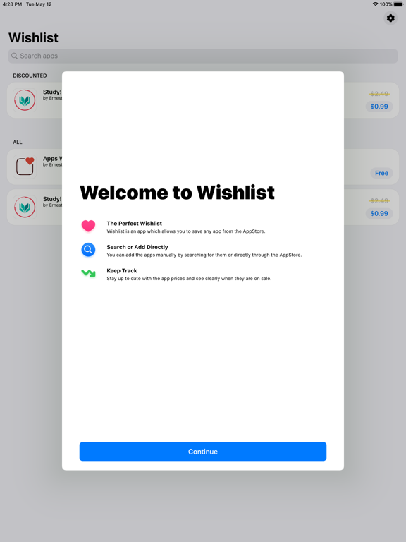 Screenshot #4 pour Apps Wishlist
