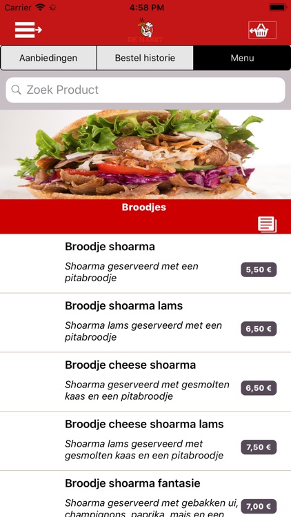 Shoarma De Markt Roosendaal