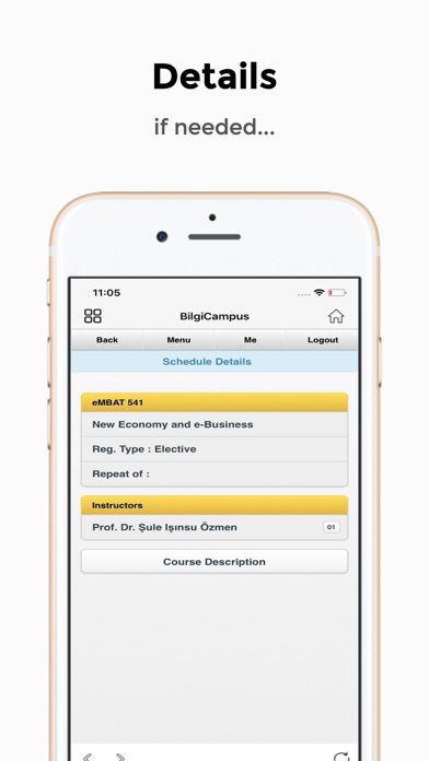 BilgiCampus iPhone screenshot 4 - Education app