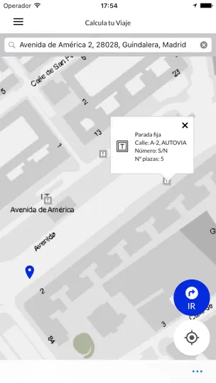 Captura de pantalla de TxMad en iPhone 5