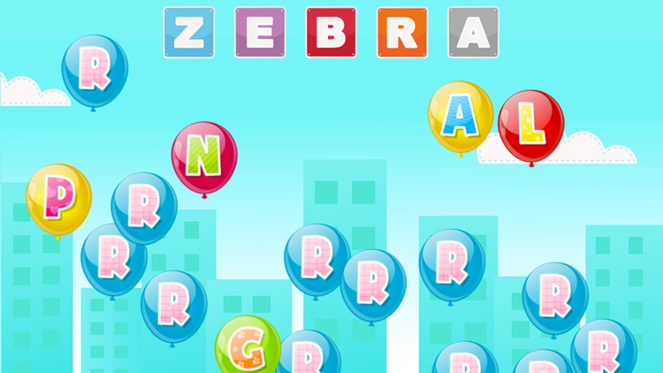 ABC Play Ballooon Pop Letters