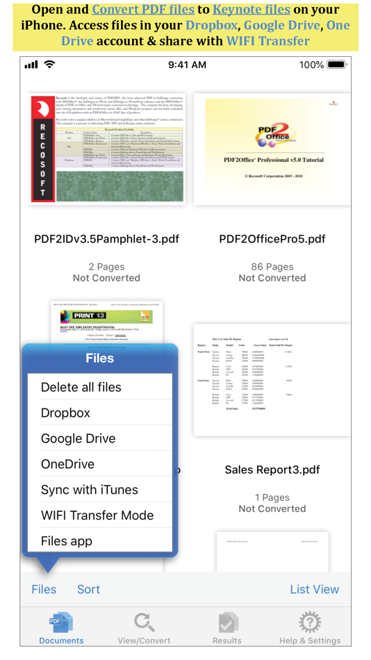PDF to Keynote by PDF2Office - 1.7.5 - (iOS)