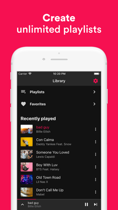 Music Player ‣ screenshot 2
