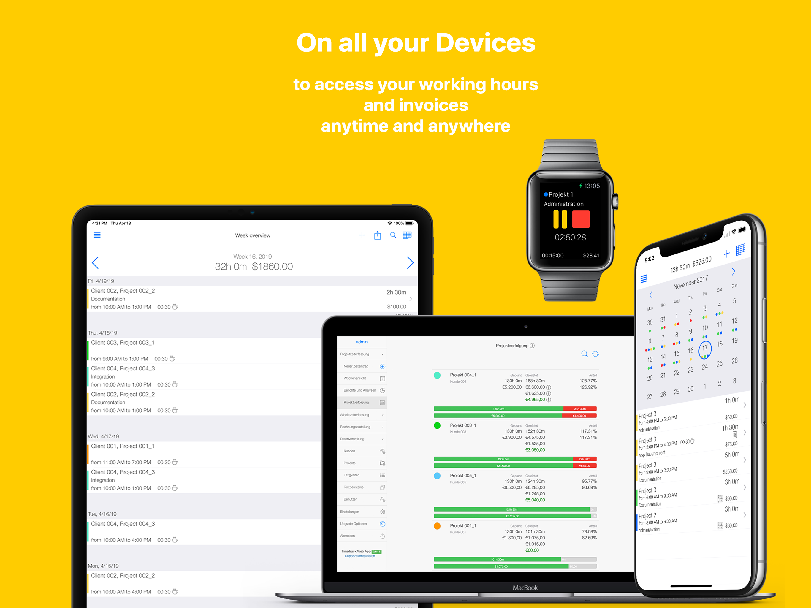 TimeTrack for Freelancers screenshot 9