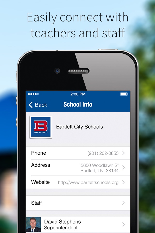 Bartlett City Schools screenshot 2