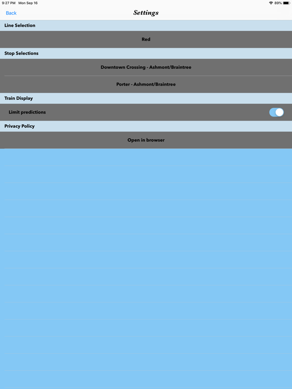 T-Times iPad screenshot 2 - Travel app