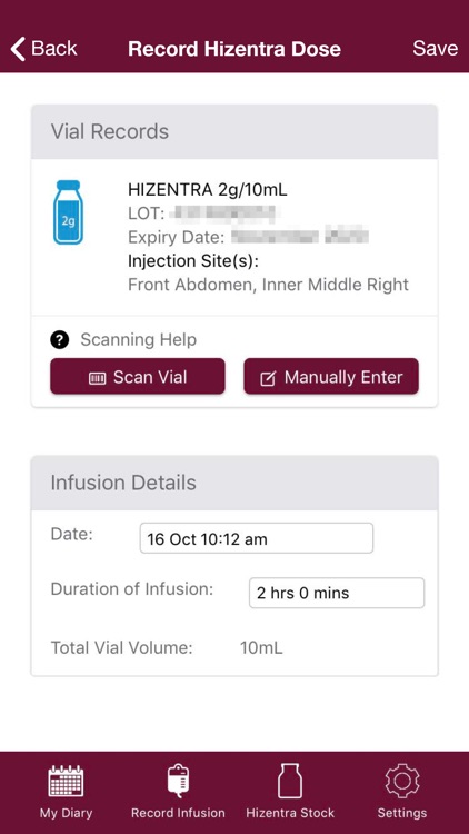 MyHizentra™ Patient App