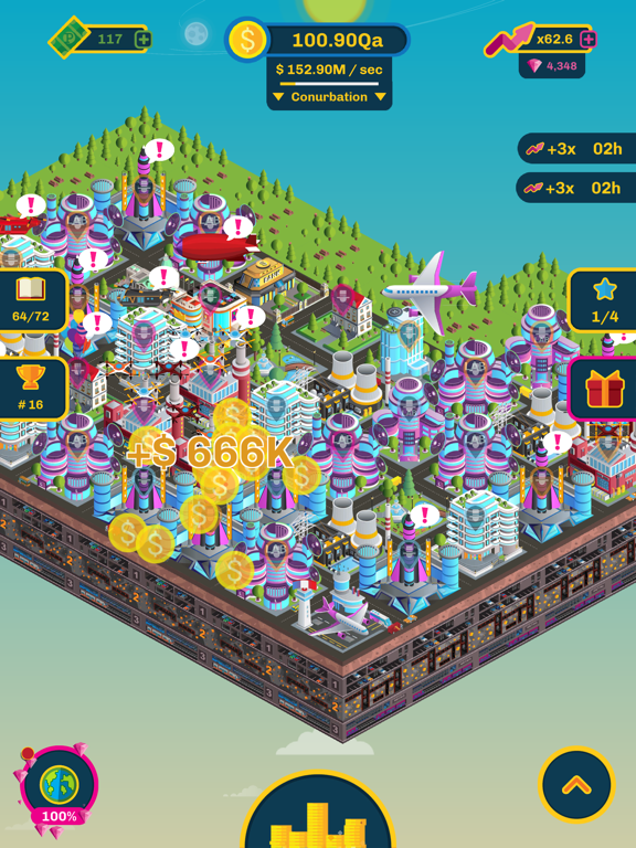 Screenshot #5 pour Skyward City: Urban Tycoon