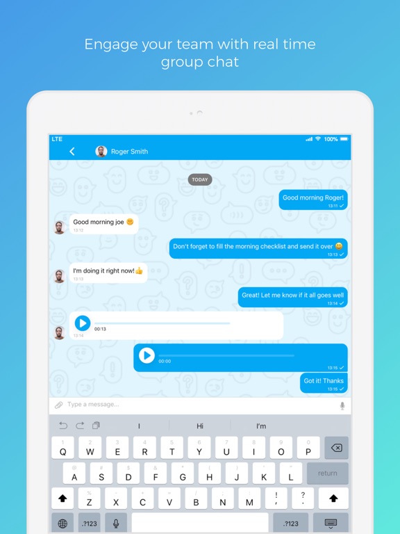 Connecteam Kiosk iPad screenshot 5 - Business app