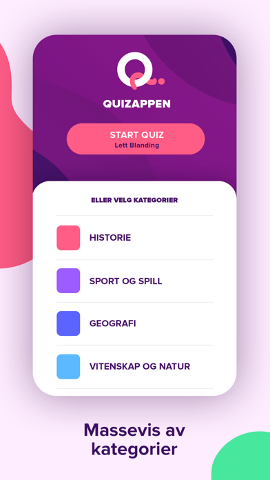 Quizappen Screenshot