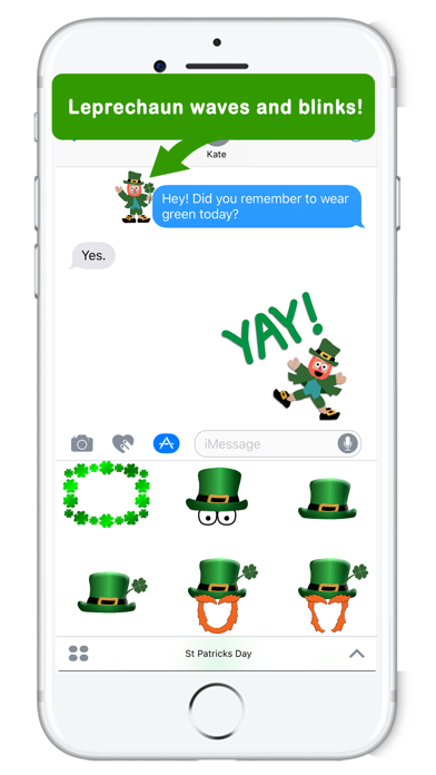Screenshot #3 pour 5 Little Leprechauns Stickers