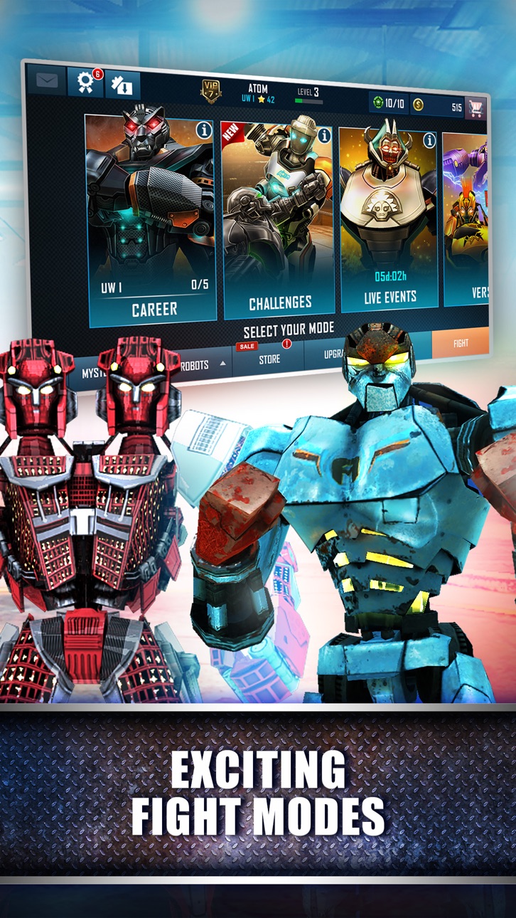 Real Steel World Robot Boxing - Free Hack screenshot 8 - iOS game interface