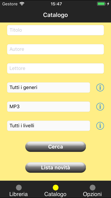 Screenshot #2 pour Libro Parlato Online