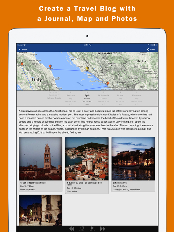 Screenshot #4 pour Jauntlet Travel Blog & Journal